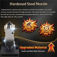 For Snapmaker U1 Full Assembled Hotend Kit Integrated Hardened Steel 0.2mm Nozzle 3D Printer HotEnd Accessories