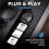Adaptador CarPlay Sem Fio, Adaptador 2 em 1 CarPlay e para Android Auto - Design Compacto e Elegante para  IOS 10+ e para Android 11+ 1