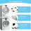Adjustable Washer and Dryer Stacking Stand-Non-Slip Stacking Support Rack, Helps Save Space in the Laundry Room 1