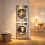 Adjustable Washer and Dryer Stacking Stand-Non-Slip Stacking Support Rack, Helps Save Space in the Laundry Room 5