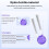 2 Main Brushes and 8 Side Brushes for  Flow Robot Vacuum Easy Install & Deep Cleaning 4