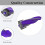 2 Main Brushes and 8 Side Brushes for  Flow Robot Vacuum Easy Install & Deep Cleaning 5