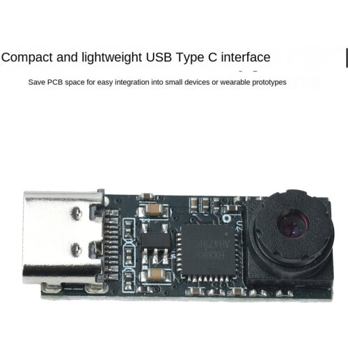 Type-C USB Camera Module 720P 1280x720 1MP 65 Degrees for ESP32-S3 Dev Board for ESP32 Series Win 10 11 Android