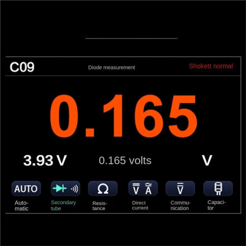 I2C C09 2nd Gen Multifunction Multimeter Board Plug-in Expansion Module 0-10A Current Test Diode Resistance  AC Repair 2