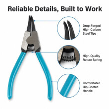 External Bent Nose Snap Pliers 6-Inch for External Snap Rings High Quality 3D Printer Installation Tools