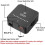 4Pin PWM 6  Fan Hub Governor Speed Controller Water Cooling Pump Speeder High Power TYPE-C /  Power Input 5