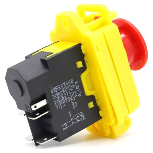 KJD17B Electromagnetic , IP55 Machine  250V 5 Pin 16A , for Table Saw, Drill Press, Grinder,No-Volt Release 1