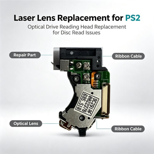 Replacement Laser Lens Single-Eye PVR-802W Laser Lens Reader  Light Game Console Laser  for PS2 7W/9W Console 2