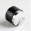 Gravity Coffee Tamper Stainless Steel Whirlwind Pattern Base Coffee Powder Distributor with Diamond Texture Handle 53mm 6