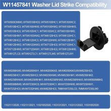 W11457841 Washer Lid Strike for W11091027 4959179 AP6987306 PS16218028 EAP16218028 Washer Lid Lock
