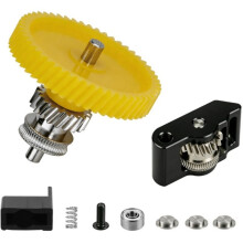 Extruder Gear Assembly for P2S 3D Printer Includes Drive Gear, Driven Pulley, Bearing, Spring, Washers, Screw