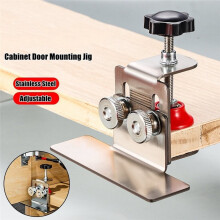 Cabinet Door Installation Tool Stainless Steel Cabinet Frame Fixture Household Portable Cabinet Door Mounting Bracket