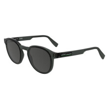 Lacoste Zonnebril L6055S 51/21/145 Transparant donkergrijs Bio inj-g820 MAN L6055S