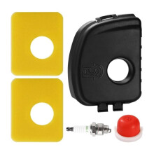 Air Filter Cover Foam Filter Service Kit with Primer Bulb for Lawn Mower Garden Engine Maintenance Parts