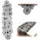 2Pcs Halloween Table Runner, Black Lace Spider Web Table Runner 13x72Inch for Dining Table, Mantel, Counter, Party 1