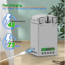 Cargador de Batería Inteligente de 65 W para Lito 1 Lito X1, Accesorio de Carga de Batería para Drones, Adaptador de Corriente Inteligente, Rápido
