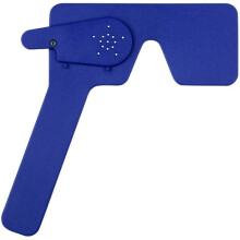Ophthalmic Eye Occluder with 14 Holes, High-Impact Plastic, Reusable Non-Solvent Cleaning and Handheld Design