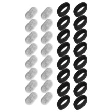 16 Set Cat Water Fountain Filters for 108Oz/3.2L and 67Oz/2L Adjustable Water Flow Pet Water Fountain Cat Fountain Parts
