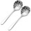2 Pack 9 Inch Large Shell Serving Spoons, Stainless Steel Spoons for Buffet 1