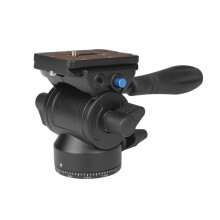 Stativ-Kamerakopf mit Verstellbarem Griff, Dual-Wasserwaage, 3-Wege-Schwenk-Neige-Videokopf, Zubehör für Outdoor-Fotografie