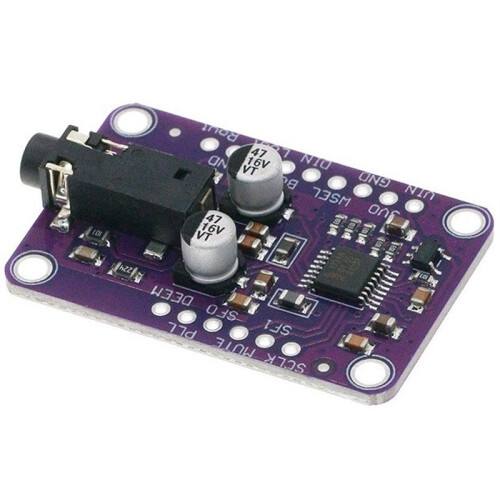2 Stuks DAC-Modules MCU-1334 UDA1334A I2S DAC-Audio Stereo Decoder Module Printplaat voor  3,3V - 5V