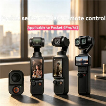 Telecomando Wireless per Osmo Pocket 4P/4/3, Accessorio per il Controllo Remoto 'Otturatore Fotografico.