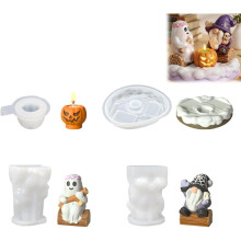 Halloween Candle Molds, Silicone Candle Molds for Festival Ornaments, for Party Home Dinner Festive Days