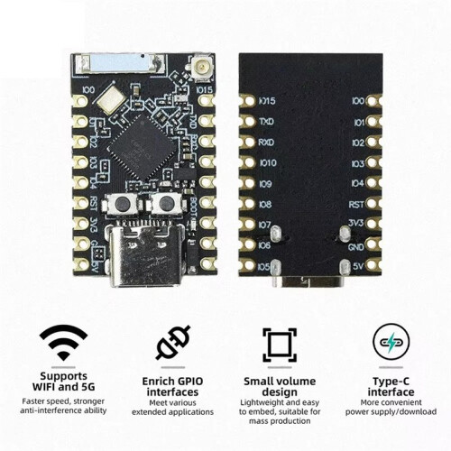 ESP32-C5 WiFi  Development Board Dual Band 2.4G/5G Low Power IoT  Home Development Kit 1