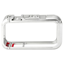 Metal Protective Case for X6,Aluminum Alloy Frame Cage with Cold Shoe Mount & 1/4" Thread Hole White