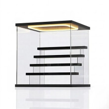 Acrylic Lighted Display Case for Collectibles, 5 Tier Figure Display Box