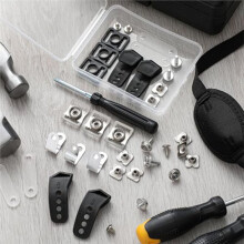 Football Helmet Repair Kit with Screwdriver, Helmet Facemask Fastener Hardware Replacement Set