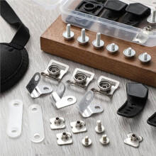 Football Helmet Repair Kit with Screwdriver, Helmet Facemask Fastener Hardware Replacement Set