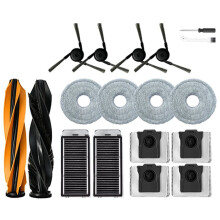 18pcs for X60 Pro Ultra Complete Robot Vacuum Cleaner Accessories Main Side Brush Mop Cloth Filter Dust Bag Parts