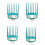 Premium 8-Piece Clipper Guard Set Professional Clipper Guide Comb Set Compatible with Most for  Clippers 6
