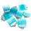 Premium 8-Piece Clipper Guard Set Professional Clipper Guide Comb Set Compatible with Most for  Clippers 7
