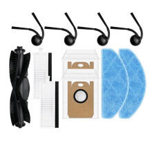 Robot Vacuum Replacement Accessory Set for L8000 , Main Brush, HEPA Filters, Dust Bags, Mop Pads