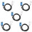 5Pcs SN04-P Inductive Proximity Sensor Detector 4mm PNP NO 3-Wire  10-30V Metal Detecting Sensor 1