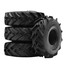 4 Stück 1,0 Zoll Crawler-Reifen, Weiche Reifen für 1/18TRX4M SCX24 FMS Ascent-18 RC Crawler-Car-Upgrade-Teile