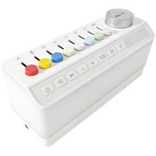 White Noise Machine with Speaker Alarm Clock Dimmable Night Light 8 Mixable Sounds Sleep Timer for Kids Adults
