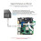 Micro  to -Compatible Adapter Board for Raspberry Pi 5 Pi5 Connector Adapter Type E with 16PIN FFC 1