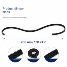 Wear-Resistant, Highly Flexible Y-Axis Timing Belt for A1 3D Printer