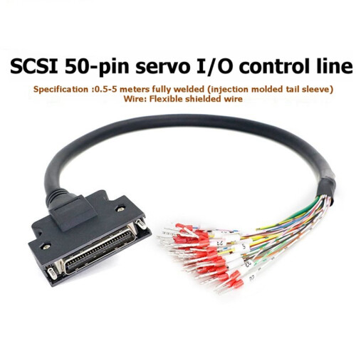 50Pin SCSI IO Servo Terminal Cable 1.5M Connection  for   Yaskawa Delta 50 Pin CN1 Control Wire 1