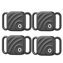 4 Pcs Silicone Case for UGREEN Tracker Tags, Secure-Fit Pet Collar Protective Case, Tracker NOT Included