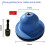 1set Wheel Grinder - Includes Sanding Pad and Adapter - for Cleaning Wheels and Mounting Rim Seats 6