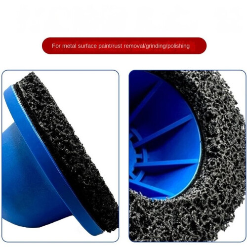 1set Wheel Grinder - Includes Sanding Pad and Adapter - for Cleaning Wheels and Mounting Rim Seats 2