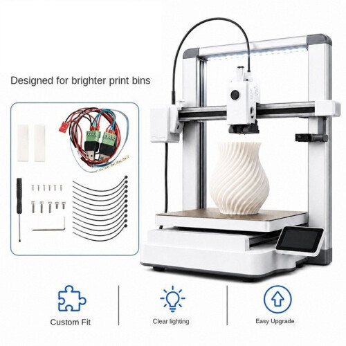Led System Kit High-Brightness LED for Brighter Printing 3D Printer Upgraded Kit for  Sparkx I7 2