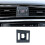 Center Air Vent Hazard Light  Bezel Frame for  Lamando 2015-2018 Emergency Light  Frame Trim Accessories 3
