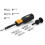 TOUGHBUILT TB-H5-MR-11 9-Piece Bi-Material Handle Ratcheting Assorted Multi-Bit Screwdriver Set Hand Tools 4