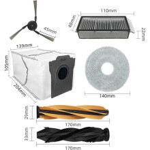 42pcs for X60 Pro Ultra Complete Robot Vacuum Cleaner Accessories Main Side Brush Mop Cloth Filter Dust Bag Parts