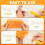 1set Reusable Duster Replacements, Washable, Include Handle and Laundry Bag, Suitable for Home and Offices Dusting. 3
